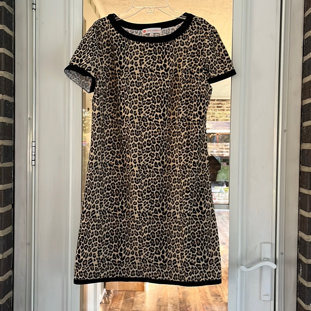 Jude Connally cheetah print dress